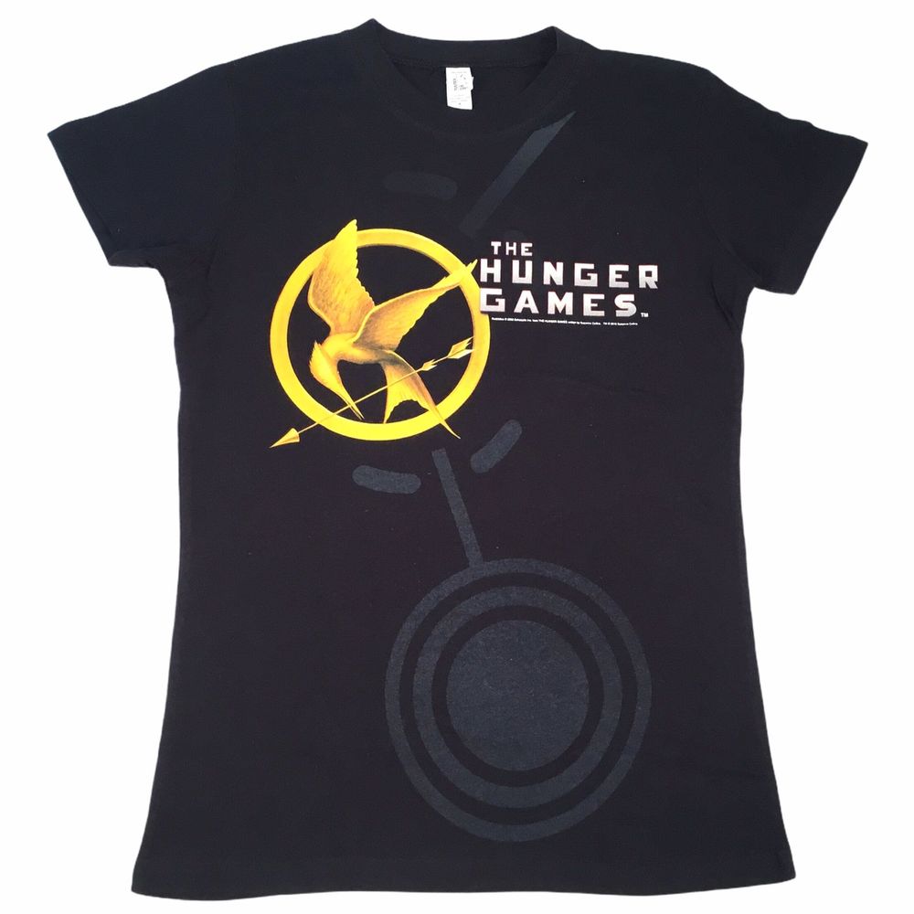 Hunger Games Logo T-Shirt Black Size Medium New